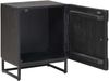vidaXL Handgefertigter Nachttisch Schwarz 40 x 30 x 50 cm 42020078 Bild 4