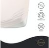 Devior Spannbettlaken Kinder Spannbetttuch 60x120 - 70x140 cm Bettlaken Tuch 100% Baumwolle, Jersey, Gummizug: Rundumgummizug, Matratzen Bezug bis 12cm Matratzenhöhe Bild 3
