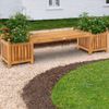 CLP Teakbank Boston Wetterfeste Holzbank,teak Bild 4