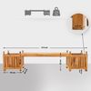 CLP Teakbank Boston Wetterfeste Holzbank,teak Bild 2
