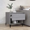 vidaXL Beistelltisch Grau Sonoma 50x46x50 cm Holzwerkstoff 819560 Bild 3