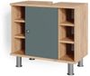 Waschbeckenunterschrank Fynn Grün/Goldkraft Eiche 60 x 54 cm Vicco Bild 1
