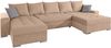 COLLECTION AB Wohnlandschaft Josy XXL U-Form, B: 333 cm, mit 2 Recamieren 77 & 97 cm, Bettfunktion, Bettkasten & 2 Zierkissen, Federkern Bild 4