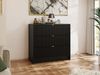 Kommode Tireno 3SZ (Farbe: Schwarz Molet) Bild 2