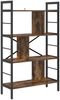vidaXL Bücherregal Geräucherte Eiche 75 x 30 x 123,5 cm Holzwerkstoff 883966 Bild 2