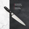 Meisterkoch Universalmesser Messer Küchenmesser | 12,5 cm Klinge aus rostfreiem deutschen Edelstahl | ergonomischer Micarta-Griff mit Fingerschutz, 3-fach vernietet Bild 4