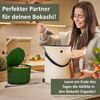 Behälter für Küchenabfälle, formschöner Komposteimer, Biomüll-Eimer, olive Bild 5