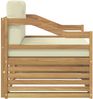 vidaXL Outdoor-Sofa Weiß und Creme 3439152 Bild 4