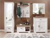 Garderobenschrank Jena / Jasmin, Holzwerkstoff, Weiß, Verspiegelt, 65 x 204 x 41 cm Bild 4