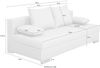 COLLECTION AB Schlafsofa Tania, B: 194 cm, Liegel. 140x194 cm, komfortabler Sitzkomfort: Federkern-Polsterung, inklusive Rückenkissen Bild 3