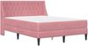vidaXL Bettgestell mit Matratze mit Matratze Rosa 180 x 200 cm Samt 3414816 Bild 3