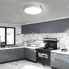 Riserva Deckenleuchte LED Deckenleuchte 24W rund, 30 cm, Holzoptik, 6500K Bild 3