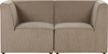 2-Sitzer Sofa Cord taupe LEMVIG Bild 4