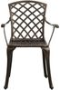 vidaXL 3-tlg. Bistro-Set Aluminiumguss Bronzen 3070580 Bild 5