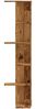 vidaXL Wand-Eckregal Altholz-Optik 36,5x36,5x140 cm Holzwerkstoff 852634 Bild 4