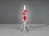LED Raketen Lavalampe VESUV im 90er Jahre Design, Silber Rot, Höhe 41,5cm Bild 3