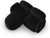 Micadoni Ecksofa Blair 3-Sitzer Links Samtstoff Schwarz Bild 4