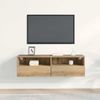 vidaXL TV-Wandschrank Artisan-Eiche 100 x 30 x 30 cm Holzwerkstoff 862190 Bild 4