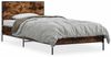 vidaXL Bettgestell Räuchereiche 75x190 cm Holzwerkstoff und Metall 845559 Bild 2