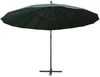 vidaXL Ampelschirm Grün 3 m Aluminium-Mast 47221 Bild 3