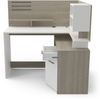 Eckschreibtisch >MALICIA< in Kronberg Eiche - 121,5x119,6x116,2cm (BxHxT) Bild 5