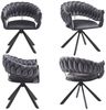 Flieks Esszimmerstuhl (Set, 4 St), 2er Set Polsterstühle Armlehnstühle Wohnzimmerstuhl Samt Bild 1