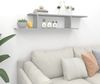 vidaXL TV-Wandregal Grau Sonoma 125x18x23 cm Holzwerkstoff 815877 Bild 3