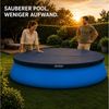 Intex Pool-Abdeckplane Pool-Abdeckplane Easy Set – Rund, langlebig & passgenau, für runde Quick-up-Pools, dunkelblau Bild 2