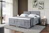 ALTDECOR Boxspringbett MAYA EL (mit Matratze Lattenrost Topper Polsterbett mit Bettkasten Doppelbett), Elektrisch verstellbar 2 x H4/Multipocket Matratz Topper Kopfteil Bild 4