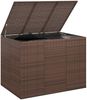 vidaXL Garten-Kissenbox PE Rattan 145x100x103 cm Braun 317230 Bild 4