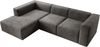Ecksofa Fuego, L-Sofa, Eckcouch L-Form, Sofa Links, Sofa Cord-Stoff, 285 x 72 x 165 cm, Dunkelgrau Bild 3
