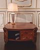 Casa Padrino Luxus Barock Couchtisch Braun 90 cm - Barock Möbel - Made in Italy Bild 2