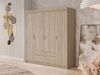 Kleiderschrank Elena 4D (Farbe: Eiche Sonoma, ohne Schrankaufsatz) Bild 2