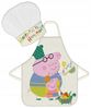 Peppa Pig Kochschürze Set Peppa Wutz, (2-tlg, Schürze, Kochmütze), Peppa Wutz Bild 2