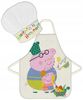 Peppa Pig Kochschürze Set Peppa Wutz, (2-tlg, Schürze, Kochmütze), Peppa Wutz Bild 3