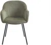 Vente-unique - MARENZIA Stuhl Samt Grün - B 62 cm x H 82,5 cm x L 58 cm Bild 3