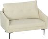 2-Sitzer Sofa 124 x 73 x 92 cm mit Schaumstoffpolsterung und Metallbeinen Bild 3
