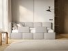 Selsey 'Cloudy' Jugendbett links, Rausfallschutz, Bouclé Greige, 90x200 cm Bild 2