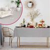 DecoHomeTextil Leinen Optik Tischdecke, Rechteckig 110x140 cm Dunkelbraun, wasserabweisend, fleckenabweisend, abwaschbar, Lotuseffekt, bügelfrei Bild 4
