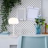 Tischlampe kabellos mit Akku Touch Dimmer Tischleuchte Dimmbar Weiß 21016W Bild 3