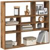 Wandregal, Hängeregal Altholz-Optik 90x16x78 cm Holzwerkstoff de5919 Bild 2