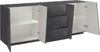 Sideboard >Viterbo< in Schiefer Nachbildung - 220x86x43cm (BxHxT) Bild 3