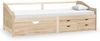vidaXL Tagesbett 3-Sitzer mit Schubladen Massivholz Kiefer 90x200 cm 322169 Bild 2