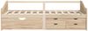vidaXL Tagesbett 3-Sitzer mit Schubladen Massivholz Kiefer 90x200 cm 322169 Bild 5