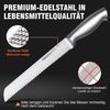 Walfos Brotmesser Edelstahl Wellenschliff Ultrascharf 8-Zoll-Klinge Bild 5