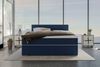 Boxspringbett Valerio Webstoff - Webstoff - dunkelblau - 140x200 cm Bild 3