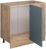 Eckunterschrank R-Line Blau-Grau 86 cm AP Marmor Vicco Bild 4