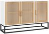 Sideboard, Wohnzimmerschrank Weiß 105x30x65 cm Holzwerkstoff Bild 2