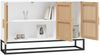 Sideboard, Wohnzimmerschrank Weiß 105x30x65 cm Holzwerkstoff Bild 3