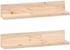 vidaXL Wandregale 2 Stk. 50x11x9 cm Massivholz Kiefer 823599 Bild 2